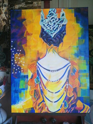 L'orientale von BEASANDE MISTRALI - OSSESIA Béatrice, Malerei kaufen auf Singulart
