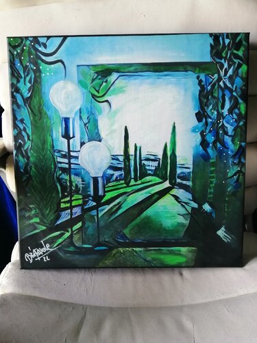 Sur les chemins de Toscane. von BEASANDE MISTRALI - OSSESIA Béatrice, Malerei kaufen auf Singulart