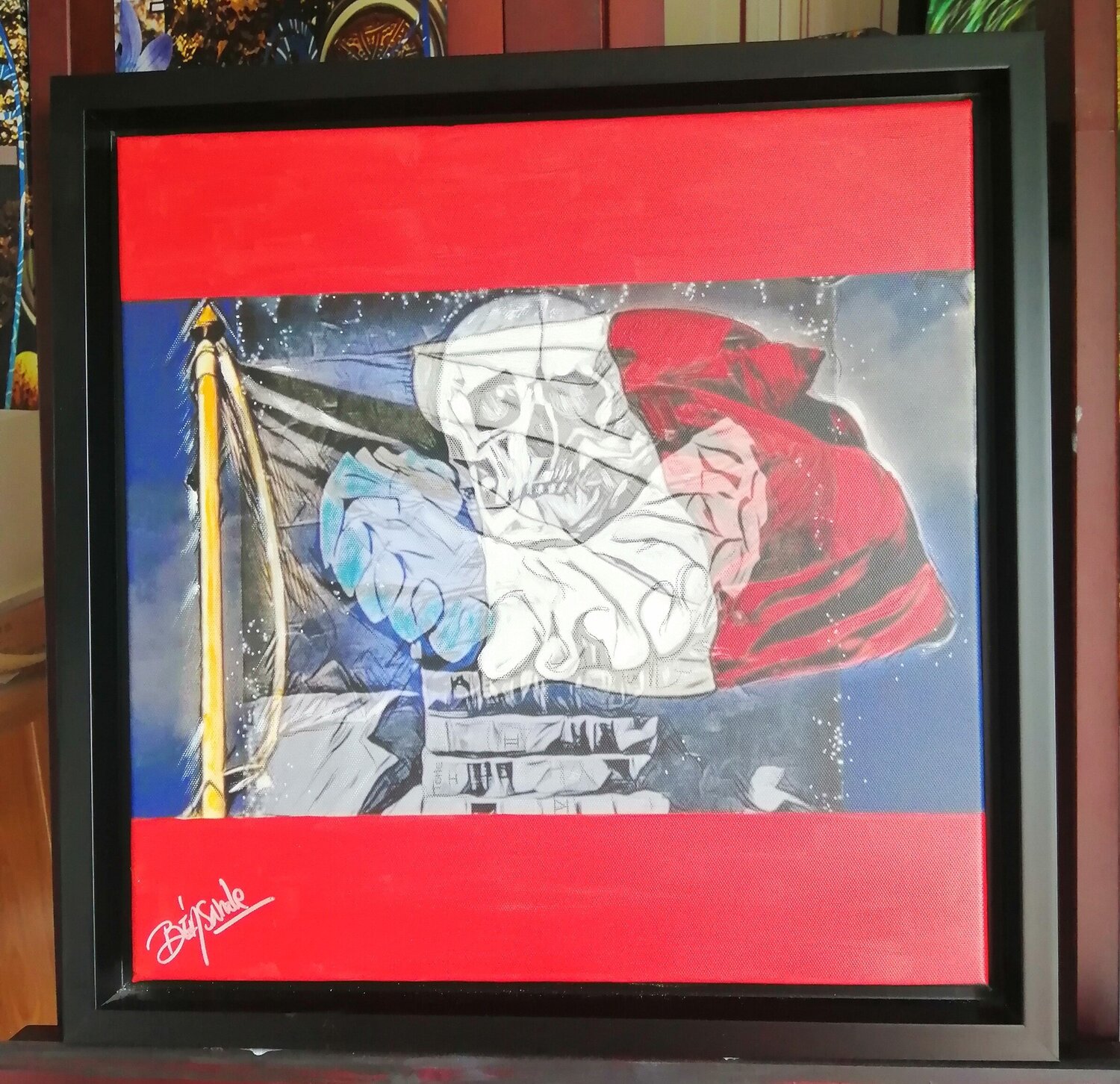 Ma FRANCE  🇫🇷 BEASANDE MISTRALI - OSSESIA Béatrice Dipinto originale in vendita