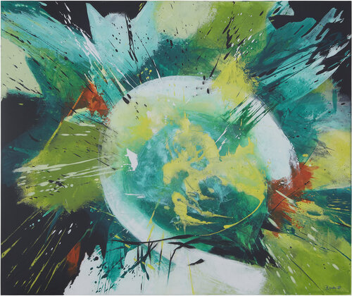 Energie im Fluß van Susanne Dowden, Schilderij te koop op Singulart