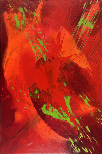 Leidenschaftliche Impulse van Susanne Dowden, Schilderij te koop op Singulart