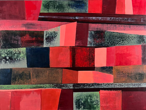 Verschachtelte Räume van Susanne Dowden, Schilderij te koop op Singulart