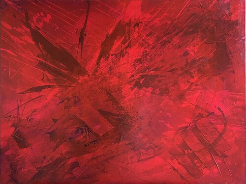 Im Zentrum der Leidenschaft van Susanne Dowden, Schilderij te koop op Singulart