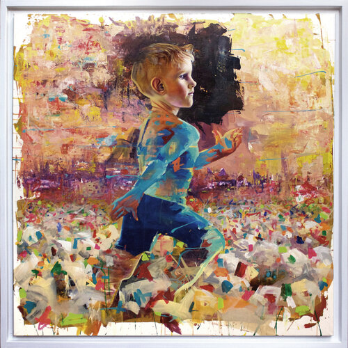 Juanito runner by Juan Balaguer, 油畫 for Sale on Singulart