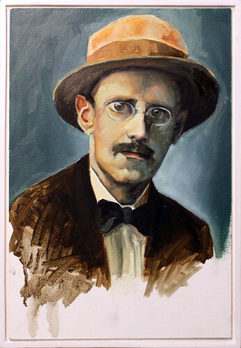 James Joyce von Juan Balaguer, Malerei kaufen auf Singulart