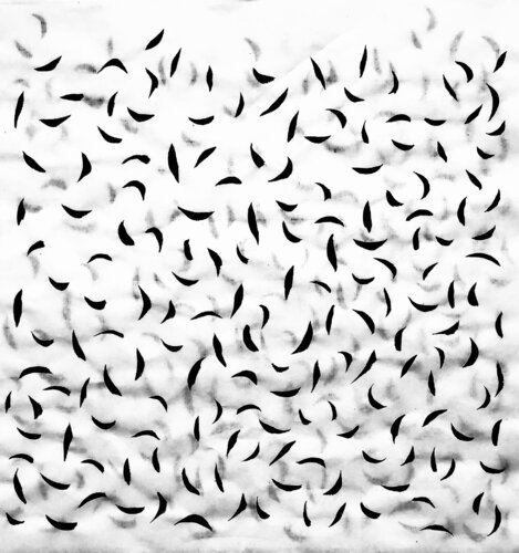 "...als welkten in den Himmeln ferne Gärten..." von Karin Fröhlich, Werk auf Papier kaufen auf Singulart