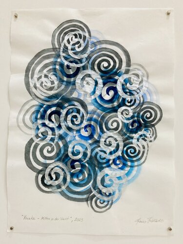 Yonaka - Mitten in der Nacht von Karin Fröhlich, Werk auf Papier kaufen auf Singulart