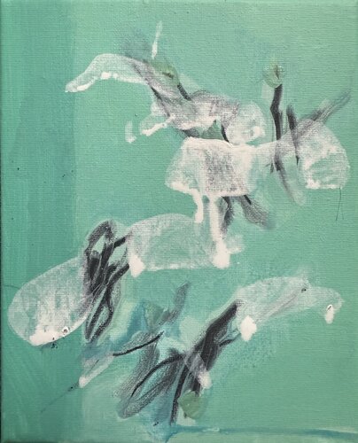 Nocturnes givrées 01 von Aleksandra Ewa Nowak, Malerei kaufen auf Singulart