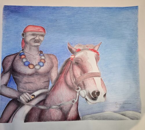 Gods Among Us de Ebubechukwu Ogbuagu, Dibujo a la venta en Singulart