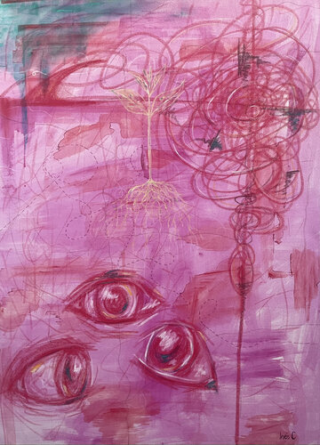 The Unquiet Mind van Ines Cochrane, Schilderij te koop op Singulart