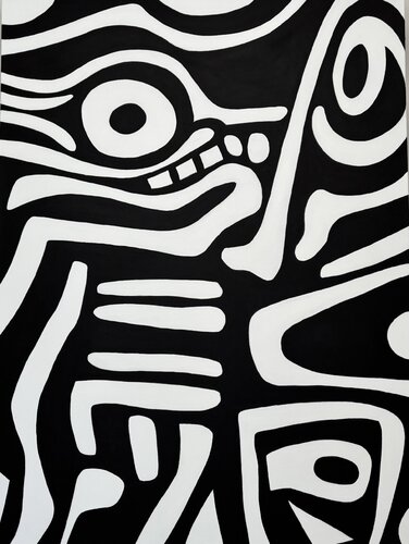 Baho B. by Caroline Lapointe, Painting for Sale on Singulart