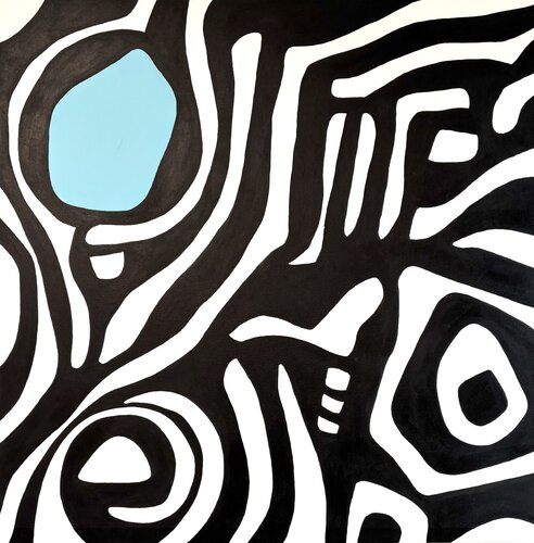 Bolivia A. van Caroline Lapointe, Schilderij te koop op Singulart