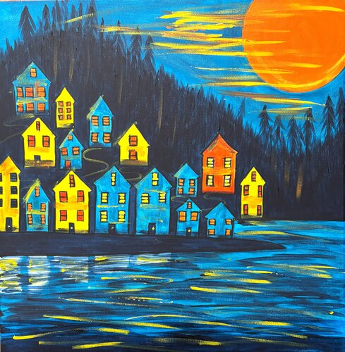 Impasse des Lumières B. von Caroline Lapointe, Malerei kaufen auf Singulart