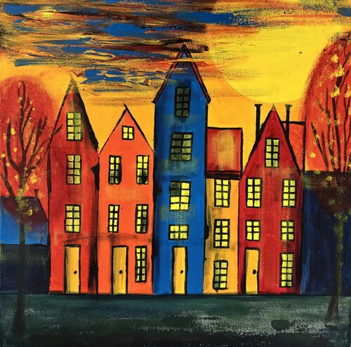 Impasse des Imaginaires A. by Caroline Lapointe, 회화 for Sale on Singulart