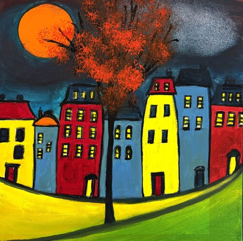 Impasse des Collines A. van Caroline Lapointe, Schilderij te koop op Singulart