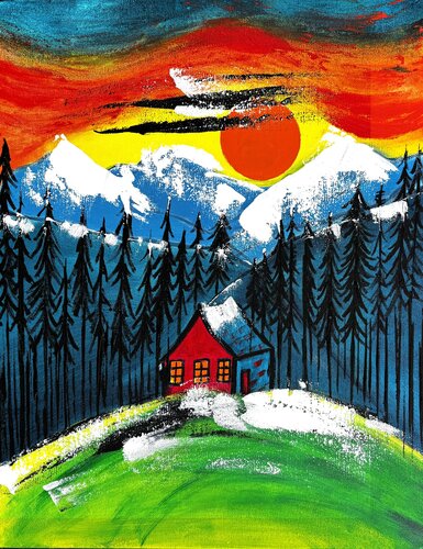 Impasse des Chèvres A. van Caroline Lapointe, Schilderij te koop op Singulart