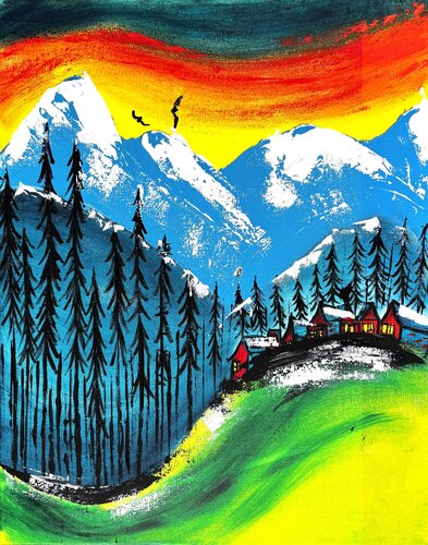 Impasse des Chèvres B. by Caroline Lapointe, Painting for Sale on Singulart