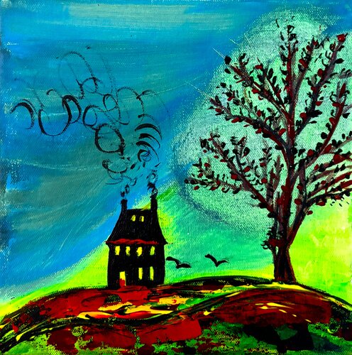 Impasse des Cailloux C by Caroline Lapointe, 회화 for Sale on Singulart