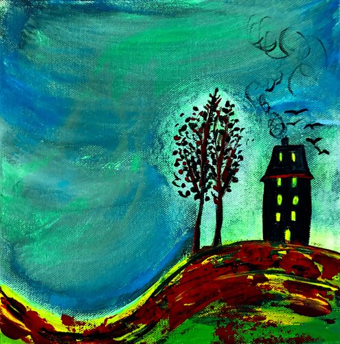 Impasse des Cailloux D von Caroline Lapointe, Malerei kaufen auf Singulart