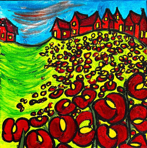 Impasse des Soies B de Caroline Lapointe, Pintura a la venta en Singulart