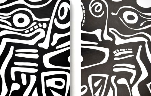 Baho AB par Caroline Lapointe, Peinture en vente sur Singulart