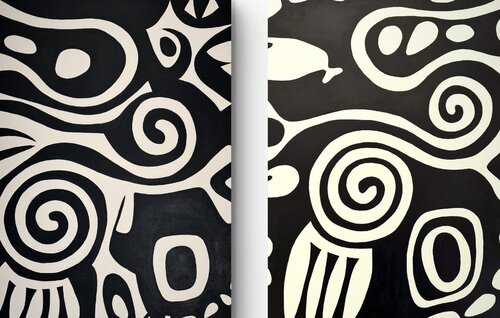 Bogota AB van Caroline Lapointe, Schilderij te koop op Singulart