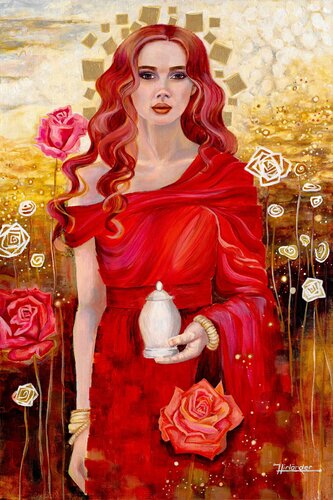 Mary Magdalene by Ursula Hirländer, Painting for Sale on Singulart