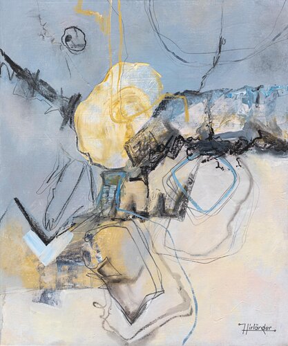 Signal in the Static di Ursula Hirländer, Pittura in vendita su Singulart