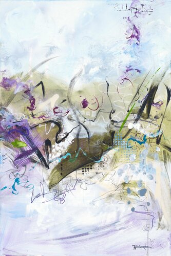 Orchid #2 by Ursula Hirländer, Painting for Sale on Singulart