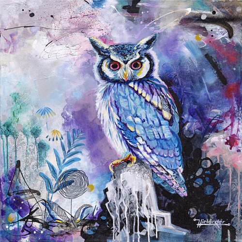 Gaze by Ursula Hirländer, Painting for Sale on Singulart