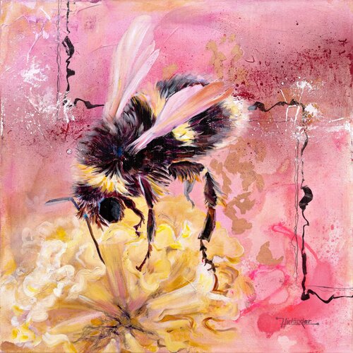 Honeybee van Ursula Hirländer, Schilderij te koop op Singulart