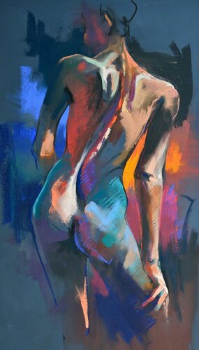 Woman turning hand on knee di Crawfurd Adamson, Opera su carta in vendita su Singulart