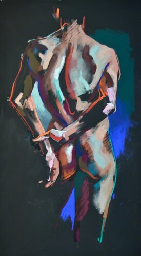 Standing Man hands behind back par Crawfurd Adamson, Œuvre sur papier en vente sur Singulart