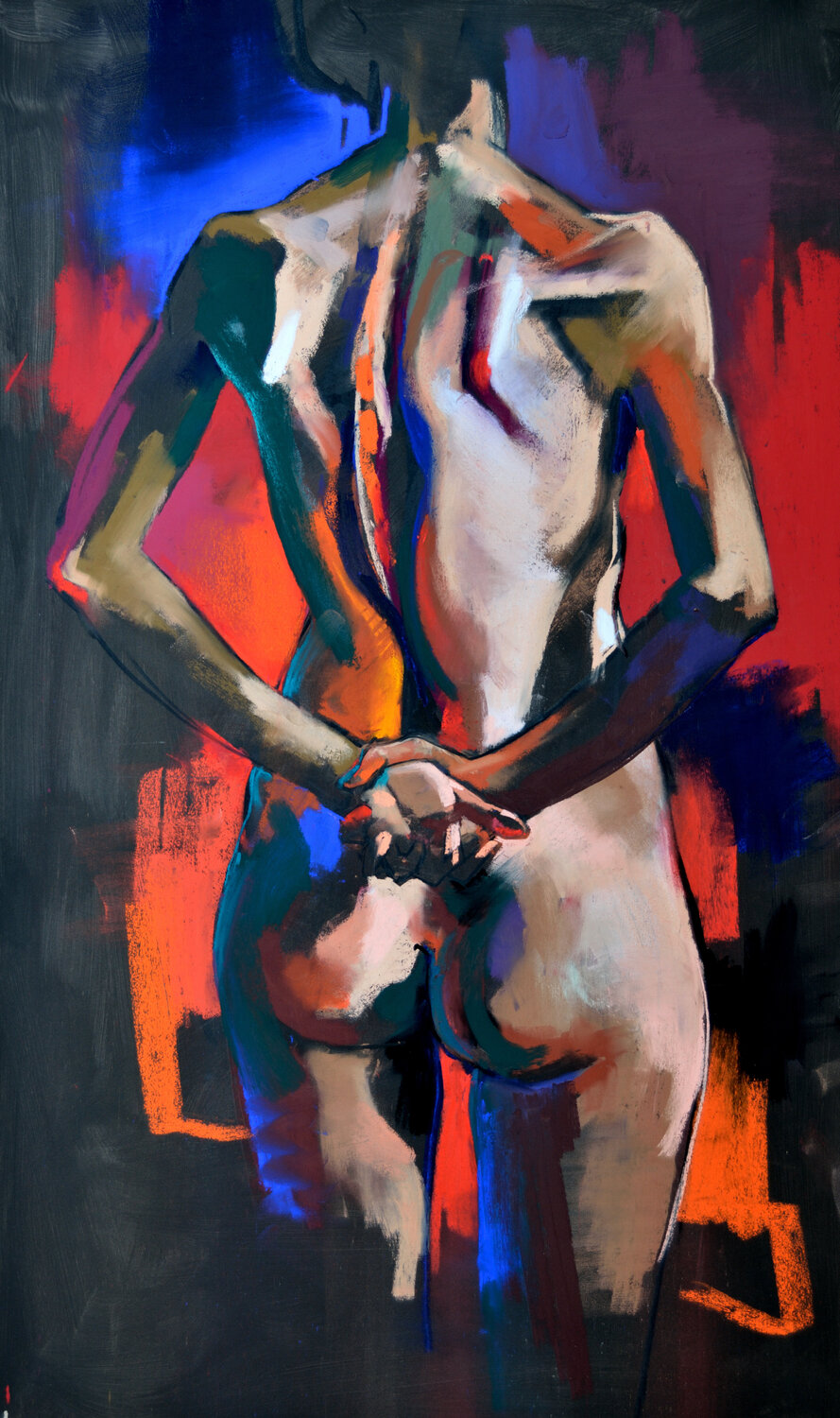 Standing Woman, hands clasped behind back Crawfurd Adamson
