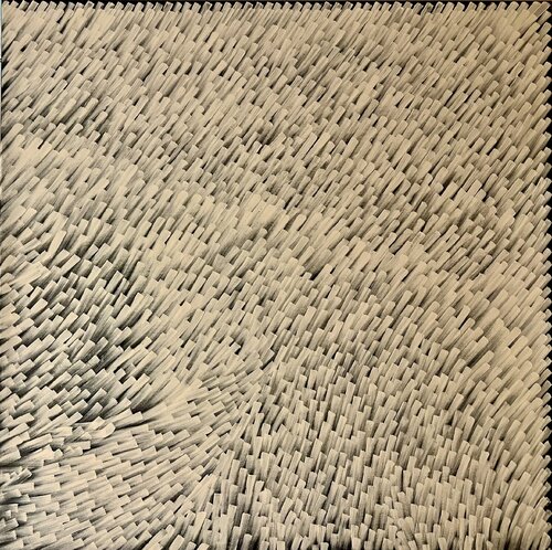 [Brushstrokes Experiment] cream white+black #2 Yun Shan Hsu