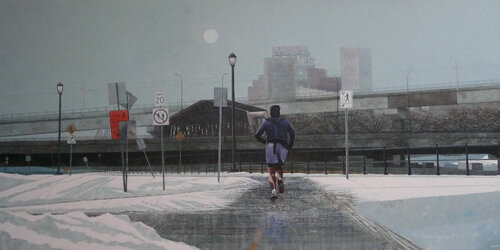 Runner di Dwight Baird, Pittura in vendita su Singulart