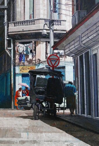 Corner di Dwight Baird, Pittura in vendita su Singulart