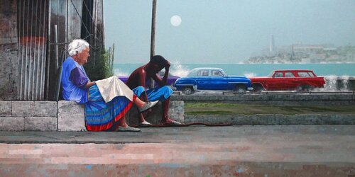 A Passing Moment van Dwight Baird, Schilderij te koop op Singulart