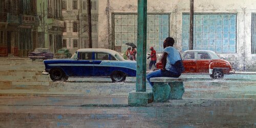 Shelter di Dwight Baird, Pittura in vendita su Singulart