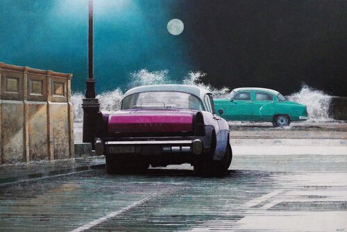 Moonlight Serenade di Dwight Baird, Pittura in vendita su Singulart