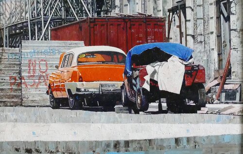 Dead End Orange von Dwight Baird, Malerei kaufen auf Singulart