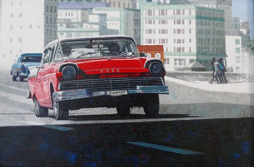 Big Revvin' Red by Dwight Baird, Painting for Sale on Singulart