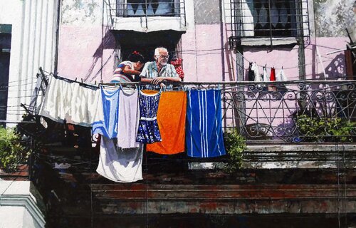 Together di Dwight Baird, Pittura in vendita su Singulart