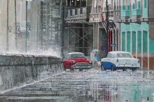 White Water Wall van Dwight Baird, Schilderij te koop op Singulart