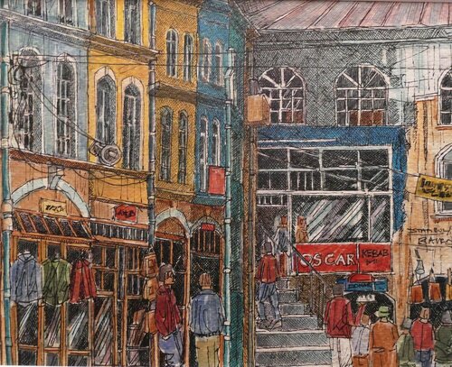 Grand Bazaar Istanbul- Study von Dwight Baird, Malerei kaufen auf Singulart
