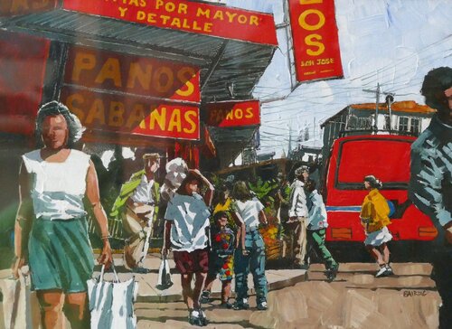 San José Shopping di Dwight Baird, Opera su carta in vendita su Singulart