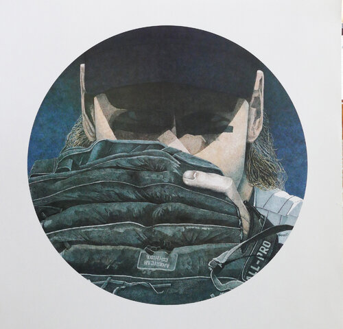  Bearing Down - 1993 Lithograph 22" x 22" by Dwight Baird, 版画 for Sale on Singulart
