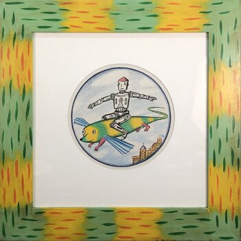 Rodney Alan Greenblat 水彩画 2014年 Rodney Alan Greenblat 水彩画 2014年 【公式通販】