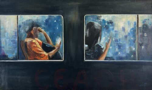 Chacun son voyage by Florence Yangui, 회화 for Sale on Singulart