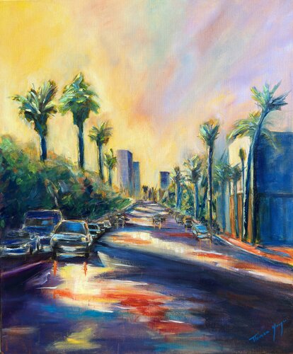 Vers la Lumière van Florence Yangui, Schilderij te koop op Singulart